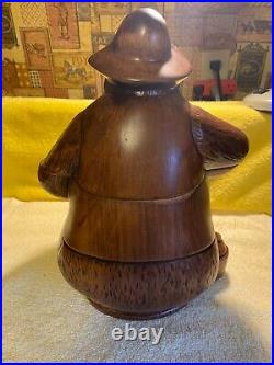Vintage Walt Disney BIG AL Country Bear Jamboree Ceramic Cookie Jar 1970s FR/SHP