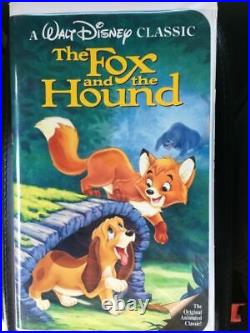 Vintage Walt Disney Black Diamond VHS tape The Fox and the Hound (VHS, 1994)