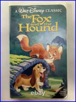 Vintage Walt Disney Black Diamond VHS tape The Fox and the Hound (VHS, 1994)