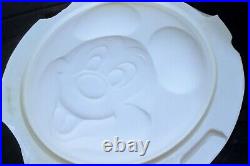 Vintage Walt Disney Ceramic Slip Mold Large Mickey Mouse Plaque