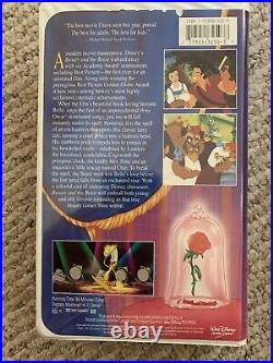 Vintage Walt Disney Classic Aladdin/Beauty and The Beast Black Diamond VHS Tapes