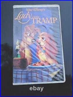 Vintage Walt Disney Classic Black Diamond VHS Lady And The Tramp