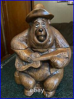 Vintage Walt Disney Country Bear Jamboree Big Al With Guitar Cookie Jar