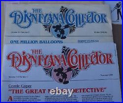 Vintage Walt Disney Disneyana Collectors & Fantasy Line Paper Lot Disneyland