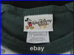 Vintage Walt Disney Fantasia RARE CHERNABOG Baseball Style T-Shirt L