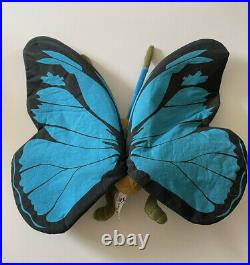 Vintage Walt Disney It's Tough To Be A Bug Blue Butterfly Plush