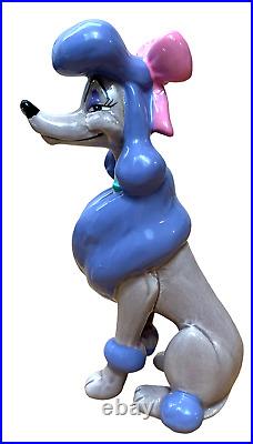 Vintage Walt Disney Japan Oliver And Company Georgette Dog Porcelain 1988
