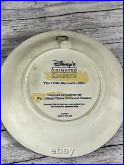 Vintage Walt Disney Little Mermaid 3D Plate Treasures Untold Little Mermaid