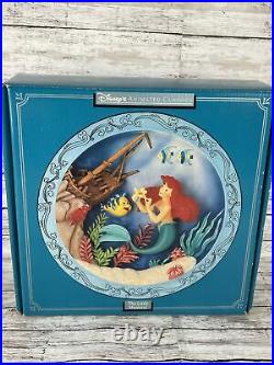 Vintage Walt Disney Little Mermaid 3D Plate Treasures Untold Little Mermaid