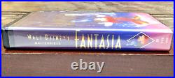 Vintage Walt Disney Masterpiece 1991 FANTASIA VHS #1132 BLACK CLAMSHELL