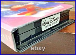Vintage Walt Disney Masterpiece 1991 FANTASIA VHS #1132 BLACK CLAMSHELL