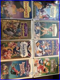 Vintage Walt Disney Masterpiece Collection VHS Tapes RARE Editions! Wow