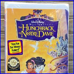 Vintage Walt Disney Masterpiece The Hunchback of Notre Dame VHS SEALED UNOPENED