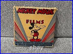 Vintage Walt Disney Mickey Mouse 8mm Film Reel Donald Duck in the Fireman with Box
