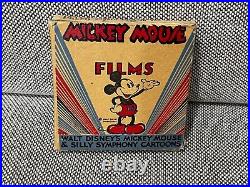 Vintage Walt Disney Mickey Mouse 8mm Film Reel Donald Duck in the Fireman with Box