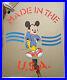 Vintage Walt Disney Mickey Mouse Mirror Wall Picture Made in The USA 1990s 22x28