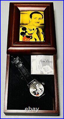 Vintage Walt Disney & Mickey Mouse Signature Timepiece? Fossil Watch /1000 New