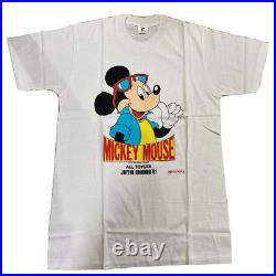Vintage Walt Disney Mickey Mouse Toyota Joyful Summer Tee T Shirt One Size White