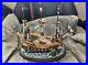 Vintage Walt Disney Parks Peter Pan Snow Globe You Can Fly Pirate Ship With Lights