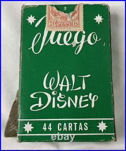 Vintage Walt Disney Peter Pan Los Pirates Playing Cards Rare VGUC Box has damage