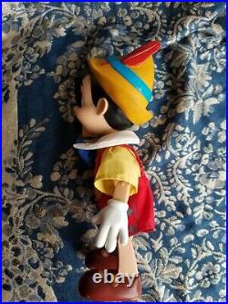 Vintage Walt Disney Pinocchio Figure Jointed Applause Doll