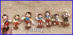 Vintage Walt Disney Pinocchio Gepetto Figures Collectables PVC Huge Lot Rare