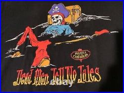 Vintage Walt Disney Pirates Of The Caribbean Shirt XL Dead Men Tell No Tales USA