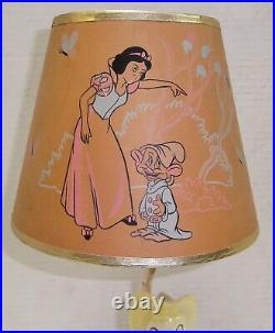 Vintage Walt Disney Productions Donald Duck Cowboy Lamp 1950's