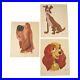 Vintage Walt Disney Productions Lady and The Tramp Prints x3 Lady Tramp Trusty