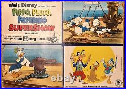 Vintage Walt Disney Productions Pippo Pluto Paperino Supershow Poster Italy Art