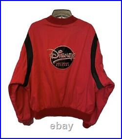 Vintage Walt Disney Records Bomber Jacket Red Embroidered Personalized Jennifer