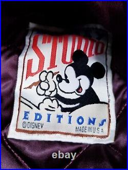 Vintage Walt Disney Snow White and Seven Dwarfs Animation Crew Varsity Jacket XL