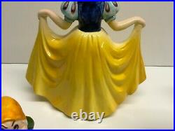 Vintage Walt Disney Snow White and the Seven Dwarfs Ceramic Figure Set Japan