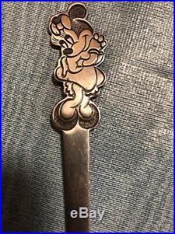 Vintage Walt Disney Stainless By Bonny Mickey & Minnie Spoons And Donald Fork