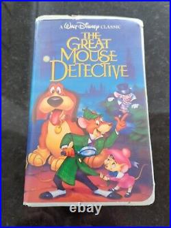 Vintage Walt Disney The Great Mouse Detective Black Diamond Classic VHS