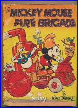 Vintage Walt Disney The Mickey Mouse Fire Brigade 1st Hardcover 1936