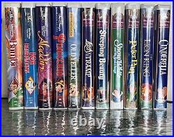 Vintage Walt Disney VHS Collection