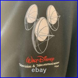Vintage Walt Disney Varsity Jacket 90sTelevision & Telecommunications XL #189 LE