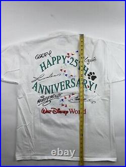 Vintage Walt Disney World 25th Anniversary It's Time To Remember The Magic Sz XL