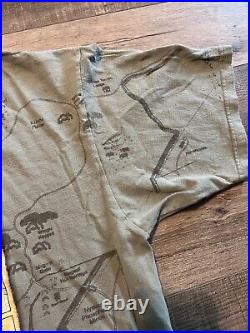 Vintage Walt Disney World Kilimanjaro Safaris All Over Print Shirt SIZE XL