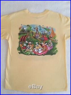 Vintage Walt Disney World Magic Kingdom Double Sided Novelty T Shirt Medium