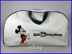 Vintage Walt Disney World Mickey Mouse White Purse 1970s' 13X9