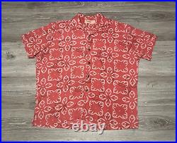 Vintage Walt Disney World Polynesian Resort Cast Member Hawaiian Shirt Adult XL