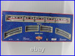 Vintage Walt Disney World Red Monorail and Track COMPLETE BUT BOX DAMAGE