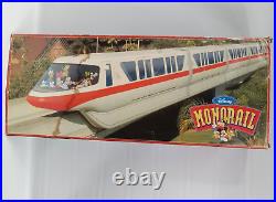 Vintage Walt Disney World Red Monorail and Track COMPLETE BUT BOX DAMAGE
