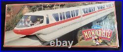 Vintage Walt Disney World Red Monorail and Track Complete in Original Box
