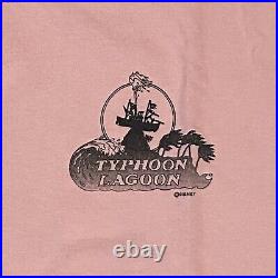 Vintage Walt Disney World Typhoon Lagoon T-Shirt 80s Size Medium Single Stitch