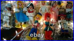 Vintage Walt Disney's It's A Small World Holiday Pixie Ornaments 24 Pixies