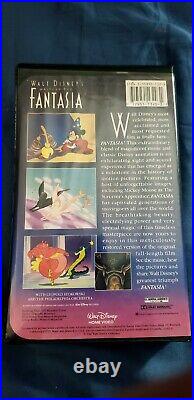 Vintage Walt Disney's Masterpiece Fantasia (VHS, 1991) Black Diamond