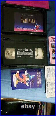 Vintage Walt Disney's Masterpiece Fantasia (VHS, 1991) Black Diamond